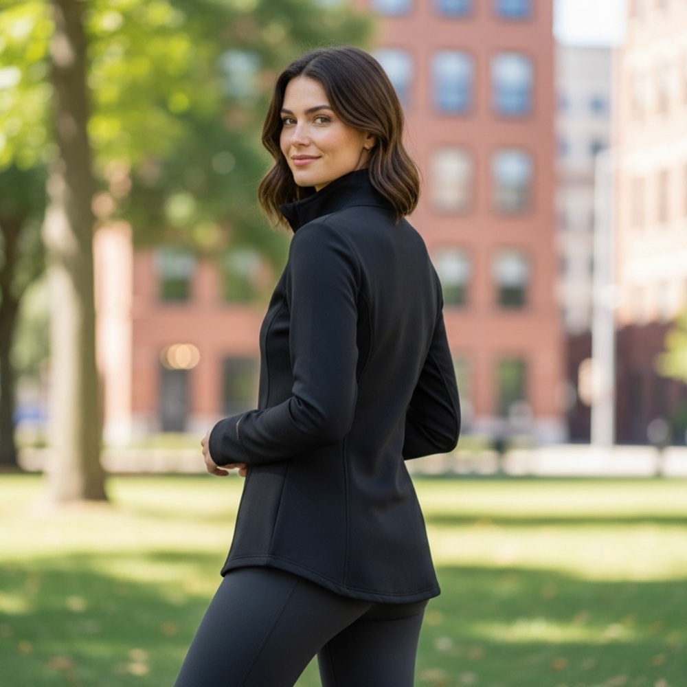 lululemon athletica Midnight Black Jersey Long Sleeved Top - Picture 3 of 16